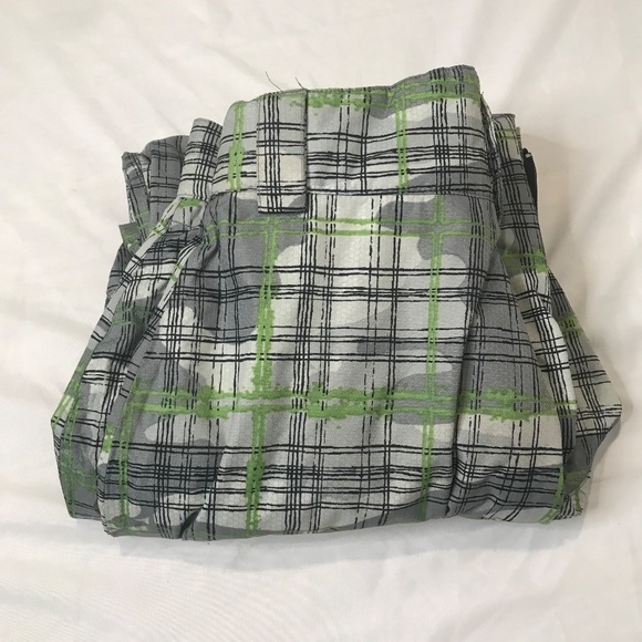 Trilogy Women's Gray Green Plaid Snow Pants / Insulated Ski/Snowboard Pants XXS - Picture 15 of 16